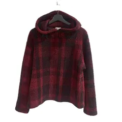 ポールスミス PAUL SMITH ボア パーカー フーディー プルオーバー F 赤 レッド ■GY99のサムネイル