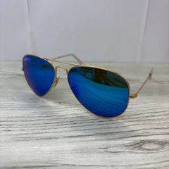 Final price Ray-Ban アビエーター サングラス ブルーレンズ - メルカリ