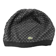 ラコステ LACOSTE 帽子 ビーニー 57cm  紺 ネイビー 黒 ブラック ■GY99のサムネイル
