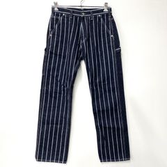 桃太郎ジーンズ 美品 濃紺 出陣 ヘリンボーン デニム カーゴ パンツ