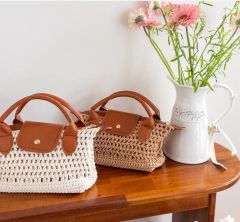 極美品☆ユナイテッドアローズ クロコ型押しレザー トートバッグ