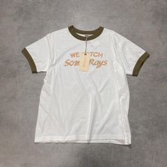 GQ5657◇STANDARD CALIFORNIA : CALIFロゴ フットボールシャツ◇L◇白