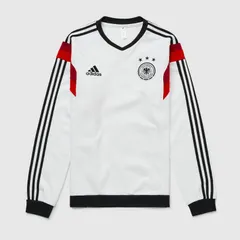 【送料無料・匿名配送】adidas アディダス ドイツ代表 2014 復刻 公式 クルー スウェット 白 トレフォイル トレーナー 新品 正規品のサムネイル