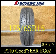 【F110】D◆送料無料◆2026年製造 約8.5部山◆Good'YEAR EficientGrip ECO EG02◆175/65R15◆1本 26103343 のサムネイル