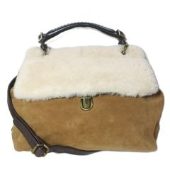 UGG Australia ムートン ファー トートバッグ ハンドバッグ - メルカリ