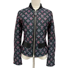 ルイヴィトン LOUIS VUITTON モノグラムジャカードジップアップジャケット アウター ブルゾン モノグラム ブラックのサムネイル