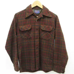 【三重本店】 中古 PENDLETON | ペンドルトン 長袖ウールシャツ ボードシャツ ブラウン サイズ：S 【101】のサムネイル