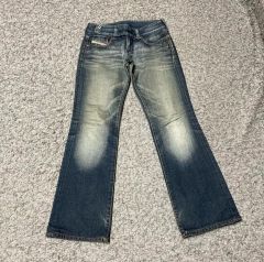DIESEL 1978ブーツカットフレアデニム インディゴ バギーデニムy2k DIESEL 1978ブーツカットフレアデニム インディゴ バギーデニムy2k