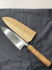 京都 有光】木製鞘付き 出刃包丁 高級 厚さ7mm 美品 希少 - メルカリ