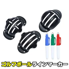ゴルフボール ラインマーカー ゴルフ ボール ラインマーカー ボールライナー ボールラインマーカー ショットマーカー パッティング ティーショット マーク 自宅練習 ゴルフ ショット ライン コンペ マーカーペン付き ゴルフ用品 ゴルフ練習 y4のサムネイル