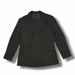 RAF SIMONS Double-breasted Peaked Lapel Jacket ダブルブレストピークドラペルテーラードジャケット ラフシモンズ 192-527 ブラック 48 （16409M）のサムネイル