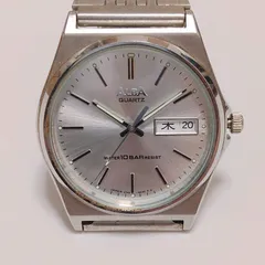ALBA V743-8A10 メンズ腕時計 35mm デイデイト クォーツ 稼働品