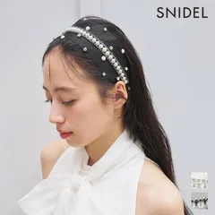 【即納】スナイデル SNIDEL 小物 26春夏 スプリンクルビジューカチューシャ ヘアアクセサリー ギフト swgg262654のサムネイル