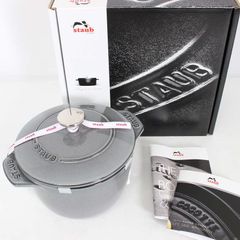 staub ココットヴィンテージ 黒 12cm 鍋 - メルカリ