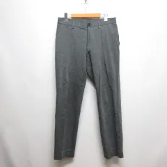 プラステ PLST ストレッチ ポンチ トラウザーズ パンツ M ダークグレー 36-8206022 ストレッチ ジッパーフライのサムネイル