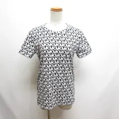 マイケルマイケルコース Michael michael kors 美品 MKシグネチャー 半袖 Tシャツ M 黒×白 クルーネック カットソーのサムネイル