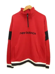 ニューバランス NEW BALANCE アスレチックスセレクトスタジアムトラックプルオーバー MT93540 L 赤 レッド トップスのサムネイル