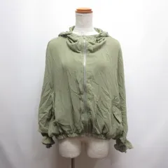 ヘザー Heather ドルマン シアー ジップ パーカー F グリーン ブルゾン ジャケットのサムネイル