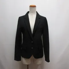 ワンアフター アナザー ナイスクラップ one after another NICE CLAUP テーラード ジャケット 黒 ブラック 花柄裏地付きのサムネイル