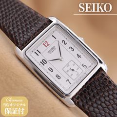 セイコー エクセリーヌ 4J41-0AA0 SEIKO EXCELINE スクエア シルバー
