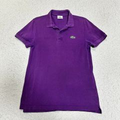 CHEMISE LACOSTE フランス製 ポロシャツ パープル サイズ3 - メルカリ