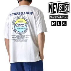 ネブサーフ サーフTシャツ《8-1ホワイト》新品 未使用 NEV SURF メンズ 半袖 ワイドシルエット バックプリント 選べる3柄 ビッグシルエット カジュアル【B2J】【メール便1】ファッション メンズ M L LL 夏のサムネイル
