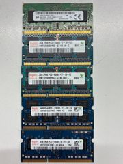 ノートPCメモリ PC3-12800 PC3-10600 計4枚 ジャンク - メルカリ