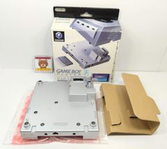 Game Boy Player (GC) with box, silver, startup disc not included, working condition, DOL-017, Nintendo GameCube, GBP 0603N