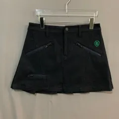 1 パーリーゲイツ ゴルフ コットン ウール ブレンド プリーツ スカートのサムネイル