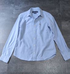 ラルフローレン ブルー 長袖BDシャツ XL(18-20)170 - メルカリ