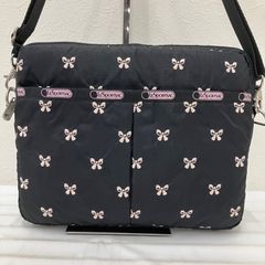❤️新品・タグ付き❤️レスポートサック リボン刺繍柄 2wayショルダー