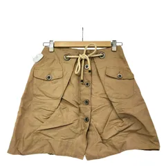シーバイクロエ SEE BY CHLOE コットンリネン混 ウエストドローコード ポケットデザイン ミニスカート レディース EUR：38 のサムネイル