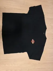 (ヴィンテージ)ハーレーダビッドソン ブラック ポケット 半袖 Tシャツ 2XL 110-115