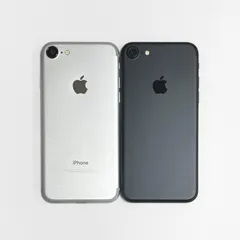 【中古・2台まとめ売り】iPhone7 32GB/128GB バッテリー85,93％ [2台] ブラック/シルバー docomo 本体 iPhoneまとめ売り