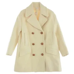MADISON BLUE マディソンブルー 17AW MB174-2011 メルトン ウール ビッグ Pコート オフホワイト系【中古】のサムネイル