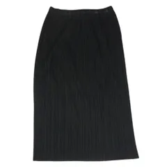PLEATS PLEASE プリーツプリーズ イッセイミヤケ PP01-JG425 プリーツ加工 ロング スカート  ブラック系 5【中古】のサムネイル