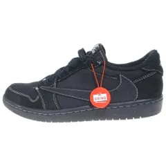 NIKE (ナイキ) ×TRAVIS SCOTT AIR JORDAN 1 LOW OG SP BLACK PHANTOM エアジョーダン1 ブラックファントム ローカットスニーカー ブラック US9/27cm DM7866-001のサムネイル
