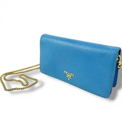 PRADA プラダ チェーンウォレット ショルダーバッグ 長財布 財布 