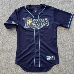 MLB タンパベイレイズ　ウェイド・ボックス選手　ユニフォーム　S 当時もの MLB タンパベイレイズ ウェイド・ボックス選手 ユニフォーム S 当時