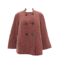 エトロ ETRO 美品 ダブルブレストコート ショート丈 カシミヤ ウール混  44 ピンク /MG ■GY18のサムネイル