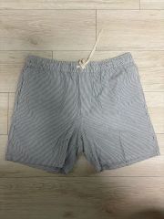 新品タグ無】TOMORROWLAND/ハーフパンツ シアサッカー XS グレー 