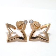 ギャランティあり】ショーメ ジュ ドゥ リアン ピアス オニキス 両耳 