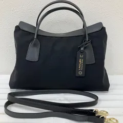 4103　ROBERTA PIERI　ロベルタピエリ　LINYLEN GIULIRTTA 30　リネリン　ジュリエッタ　ブラック　黒　無地　2way　ショルダーバッグ　ハンドバッグ　レディース　シンプル　きれいめ　上品のサムネイル