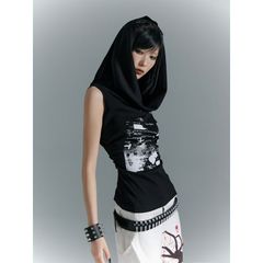 h.ANARCHY スカル柄 重ね着風 長袖 トップス h.NAOTO - メルカリ