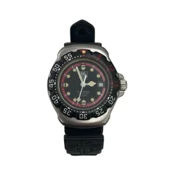 180404 現状品 TAG HEUER タグホイヤー 腕時計 WA1414  ブラック/レッド ユニセックスのサムネイル