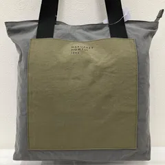 4101【良品】 MARGARET HOWELL idea　マーガレットハウエルアイデア　 トートバッグ　ロシェリートートバッグ　グレー系　 ナイロン　ポケット多数　タグ付き　レディースのサムネイル