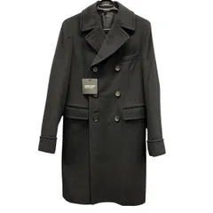 【6/2価格改定】COMME des GARCONS HOMME DEUX 極美品 コムデ ギャルソン オム ドゥ ウール カシミヤ チェスター コート DT-C001 2017年 ブラック #S タグ付き アウター Aランク 中古 鑑定済 ギャルソンコートのサムネイル
