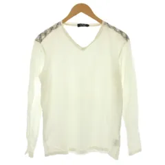 バーバリーブラックレーベル BURBERRY BLACK LABEL カットソー 七分袖 ロンT Tシャツ 3 白 ホワイト D1P01-100-02 /☆G