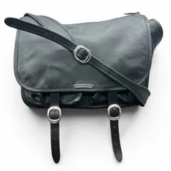 【6/2価格改定】CHROME HEARTS 希少 極美品 クロムハーツ SOFT SHOULDER LARGE ソフトショルダー ラージ ガンスリンガー ショルダーバッグ インボイス付属 スクロールラベル ダガー ブラック レザー Aランク 中古 鑑定済のサムネイル