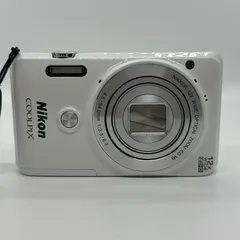 【全額返金保証】【最速発送】Nikon コンパクトデジタルカメラ COOLPIX S6900 ホワイト 動作確認済のサムネイル